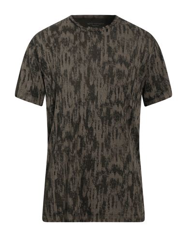 John Varvatos Man T-shirt Khaki Size S Cotton, Polyester In Beige
