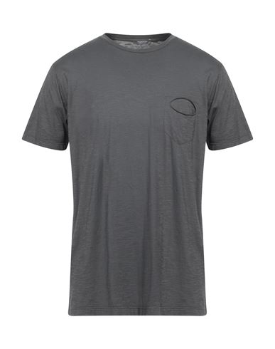 Rossopuro Man T-shirt Steel Grey Size 7 Cotton