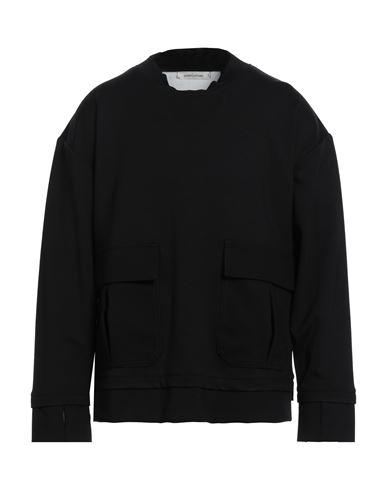 Nostrasantissima Man Sweatshirt Black Size M Viscose, Elastane, Polyamide