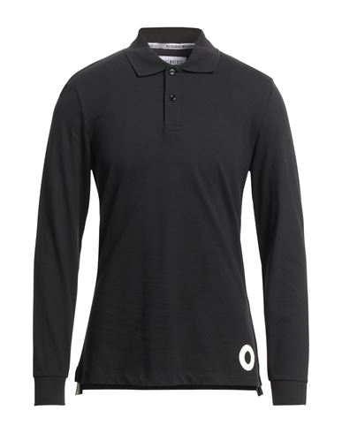 Bikkembergs Man Polo Shirt Black Size L Cotton, Elastane, Polyester