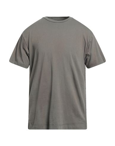 Bikkembergs Man T-shirt Lead Size S Cotton, Elastane In Grey