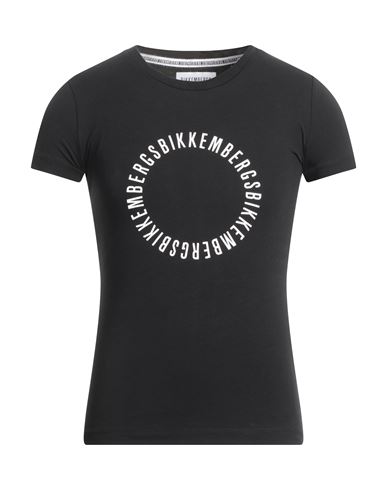 Bikkembergs Man T-shirt Black Size M Cotton, Elastane