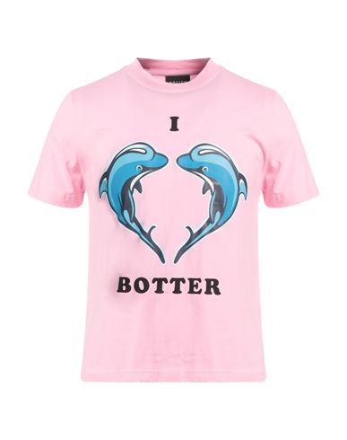Shop Botter Man T-shirt Pink Size M Organic Cotton