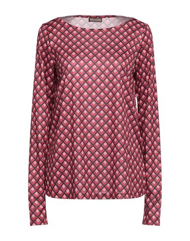 Maliparmi Malìparmi Woman T-shirt Burgundy Size 6 Polyester In Red