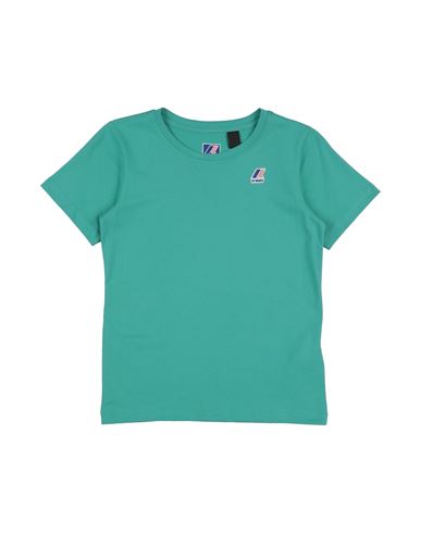K-way Babies'  Toddler Boy T-shirt Turquoise Size 6 Cotton In Blue