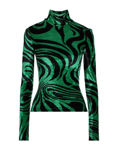 Philosophy Di Lorenzo Serafini Woman T-shirt Green Size 8 Viscose, Polyamide, Elastane