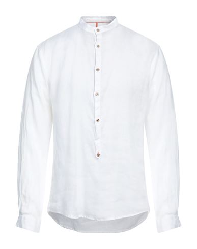 Yes Zee By Essenza Man Shirt White Size 3xl Linen