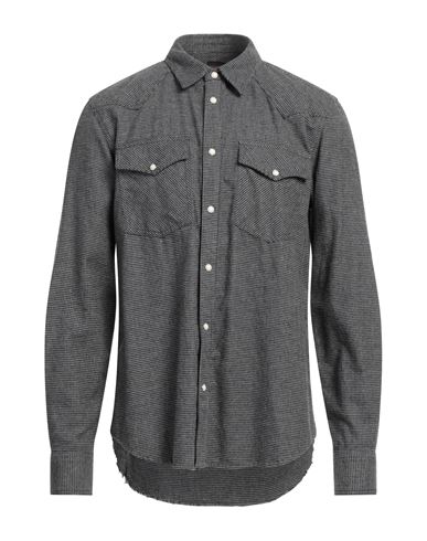 Officina 36 Man Shirt Lead Size Xxl Cotton In Gray