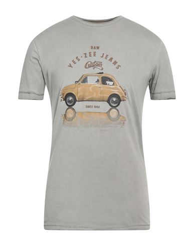 Yes Zee By Essenza Man T-shirt Grey Size 3xl Cotton