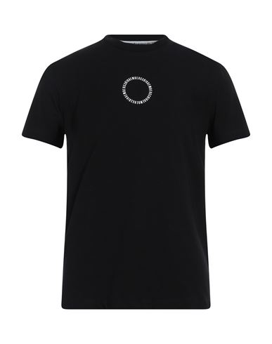 Bikkembergs Man T-shirt Black Size M Cotton, Elastane