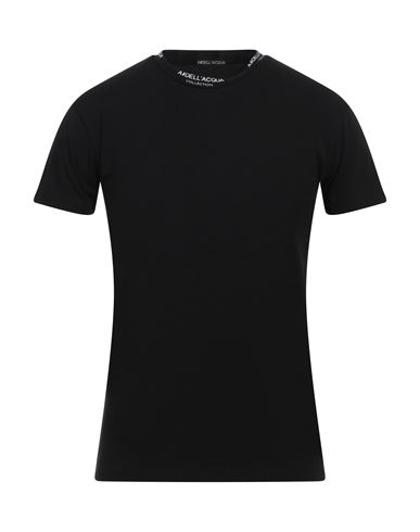 Alessandro Dell'acqua Man T-shirt Black Size Xs Cotton, Elastane