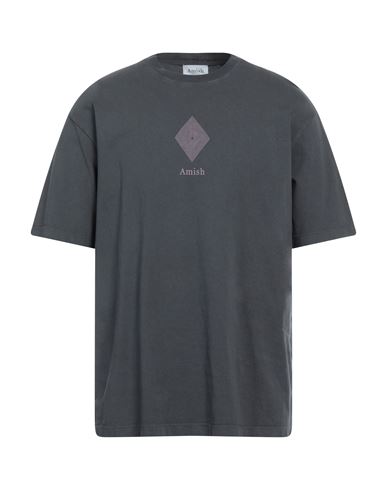 Amish Man T-shirt Steel Grey Size Xxl Cotton