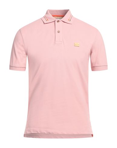 Yes Zee By Essenza Man Polo Shirt Light Pink Size Xxl Cotton