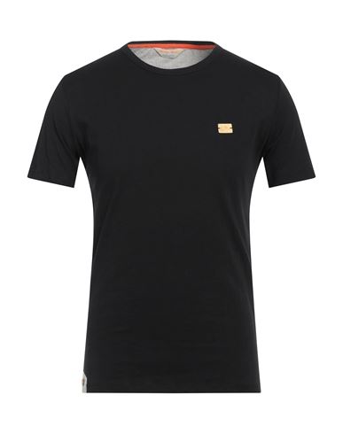 Yes Zee By Essenza Man T-shirt Black Size 3xl Cotton