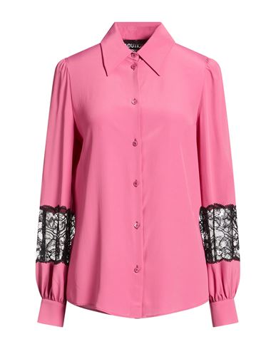 Boutique Moschino Woman Shirt Antique Rose Size 6 Acetate, Silk In Pink