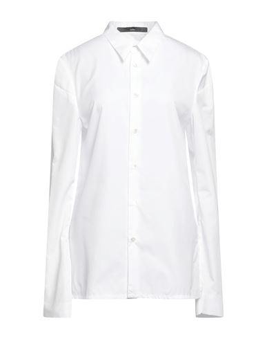Sapio Woman Shirt White Size 16 Cotton In White