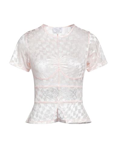 Collina Strada Woman T-shirt Pink Size Xs Polyester, Elastane