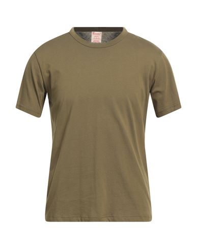 Champion Man T-shirt Military Green Size Xl Cotton