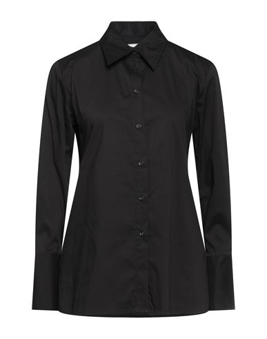 Babel Woman Shirt Black Size 4 Cotton, Polyamide, Elastane