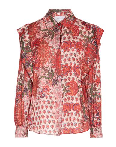 GAELLE PARIS GAËLLE PARIS WOMAN SHIRT RED SIZE 4 POLYESTER 