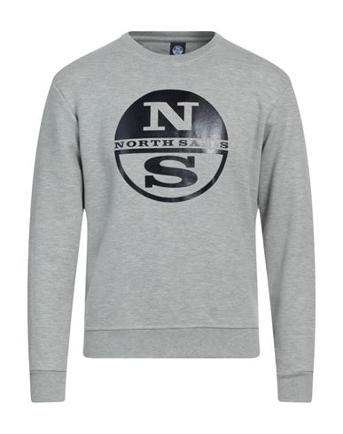North Sails Man Sweatshirt Light Grey Size L Cotton, Polyester