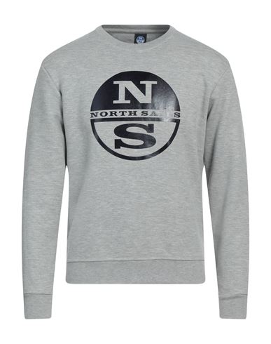 North Sails Man Sweatshirt Light Grey Size Xxl Cotton, Polyester