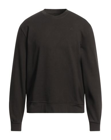 Jeckerson Man Sweatshirt Dark Brown Size Xxl Cotton
