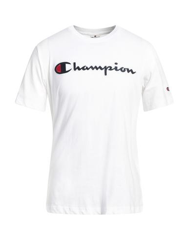 Champion Man T-shirt White Size Xl Cotton