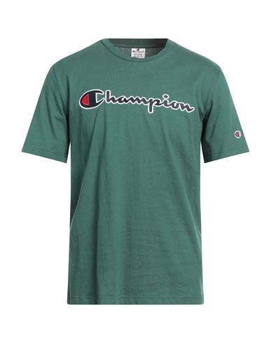 Champion Man T-shirt Dark Green Size Xxl Cotton