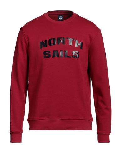 Shop North Sails Man T-shirt Brick Red Size Xxl Cotton, Polyester