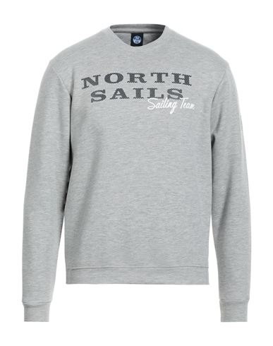 North Sails Man Sweatshirt Grey Size M Cotton, Polyester