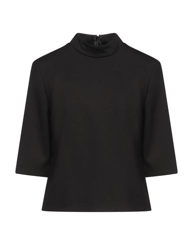 Maliparmi Malìparmi Woman T-shirt Black Size 10 Viscose, Nylon, Elastic Fibres