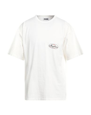 Magliano Man T-shirt White Size M Cotton, Elastane
