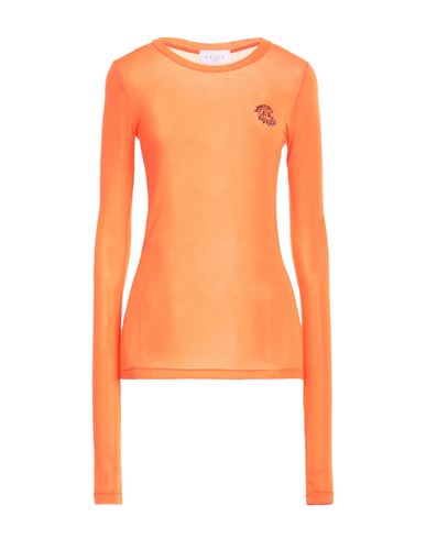 Gaelle Paris Gaëlle Paris Woman T-shirt Orange Size 1 Polyester, Viscose, Polyamide, Elastane