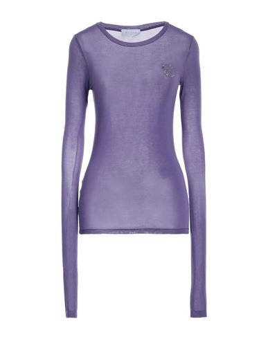 Gaelle Paris Gaëlle Paris Woman T-shirt Light Purple Size 1 Polyester, Viscose, Polyamide, Elastane
