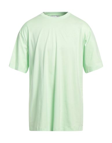 Y-3 Logo-print Cotton T-shirt In Green