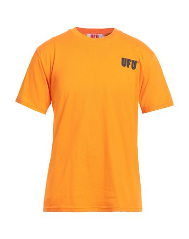 Used Future Man T-shirt Orange Size M Cotton