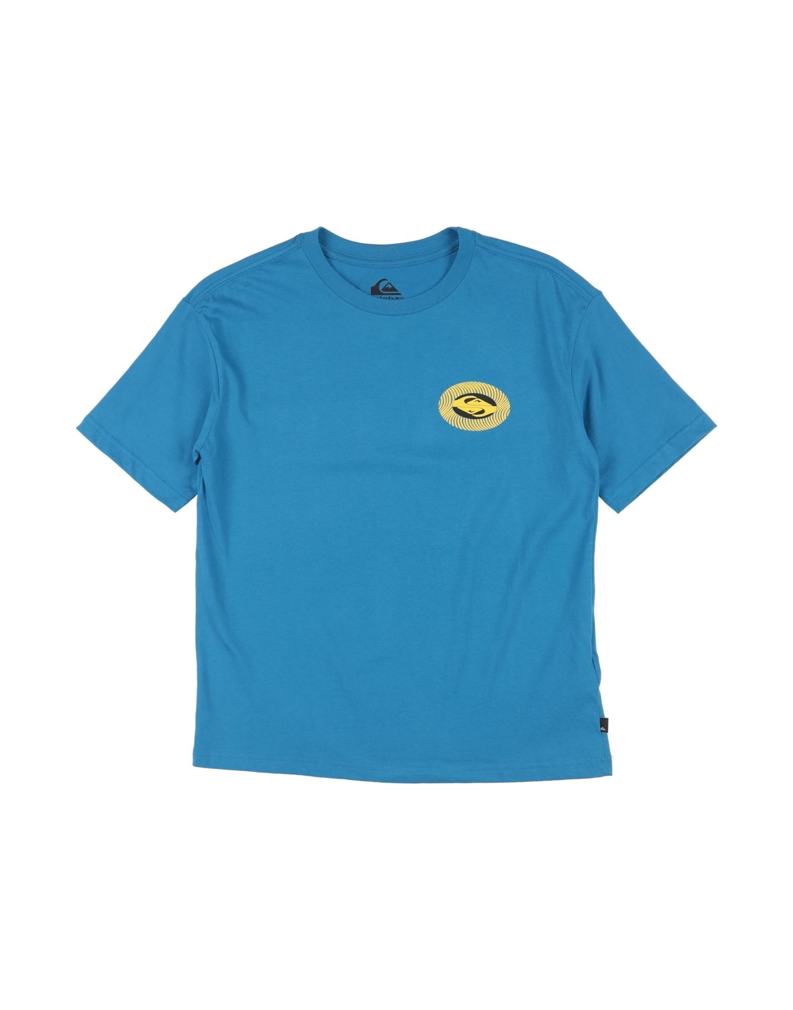 《セール開催中》QUIKSILVER ボーイズ 9-16 歳 T シャツ アジュールブルー 10 オーガニックコットン 100% T-shirt Kaleidoscope
