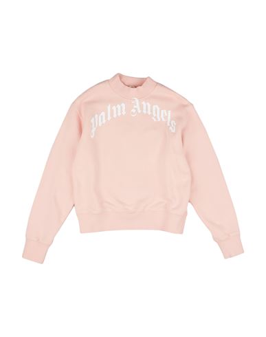 Palm Angels Babies'  Toddler Girl Sweatshirt Light Pink Size 4 Cotton, Elastane