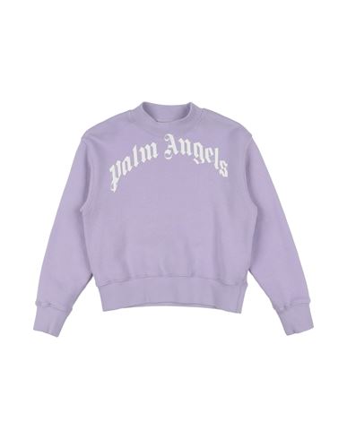Palm Angels Babies'  Toddler Girl Sweatshirt Lilac Size 6 Cotton, Elastane In Purple
