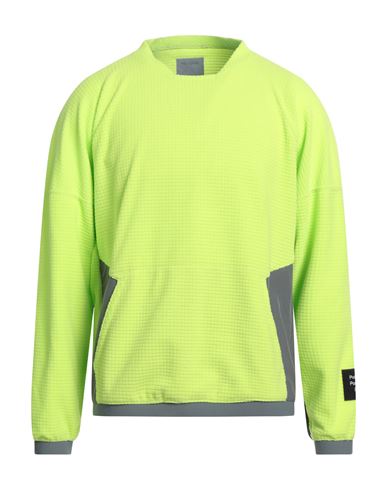 Poliquant Man Sweatshirt Acid Green Size 4 Polyester