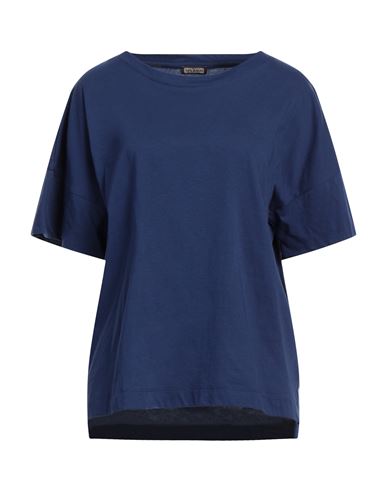Maliparmi Malìparmi Woman T-shirt Navy Blue Size Xl Cotton