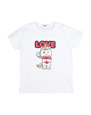 Mousse Dans La Bouche Babies'  Toddler Girl T-shirt White Size 4 Cotton