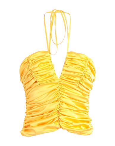 Nineminutes Woman Top Mustard Size 10 Polyester, Elastane In Yellow