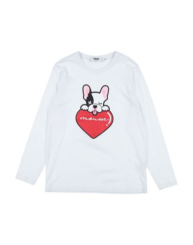 Mousse Dans La Bouche Babies'  Toddler Girl T-shirt White Size 6 Cotton