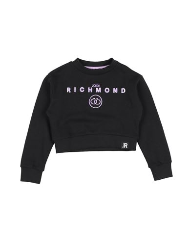 John Richmond Babies'  Toddler Girl Sweatshirt Black Size 6 Cotton