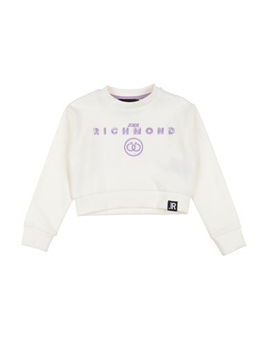 John Richmond Babies'  Toddler Girl Sweatshirt White Size 5 Cotton