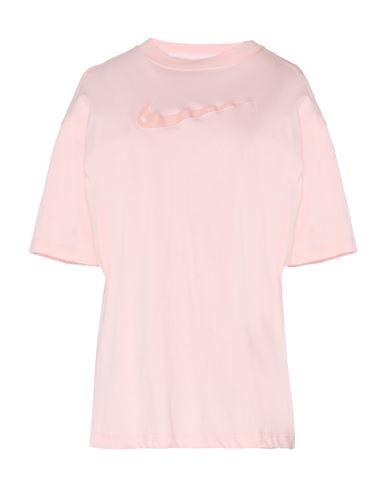 Nike Woman T-shirt Light Pink Size L Cotton, Organic Cotton