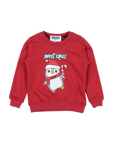 Mousse Dans La Bouche Babies'  Toddler Boy Sweatshirt Red Size 6 Cotton