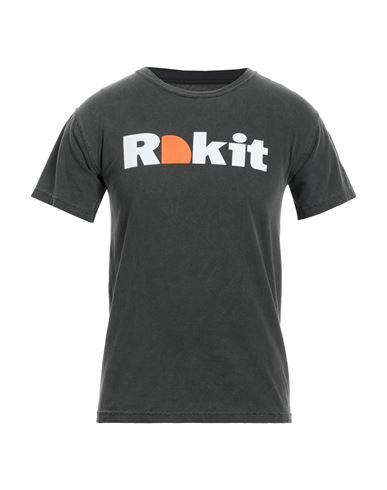 Rokit Man T-shirt Lead Size S Cotton In Grey